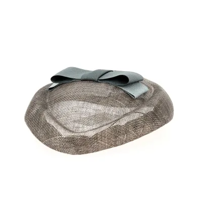 Gray Sisal Bibi Tambourine - Traclet Reference: 13191 | Traclet Hat Shop