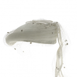 Prestige Hat in Moulin Rouge White Colors
