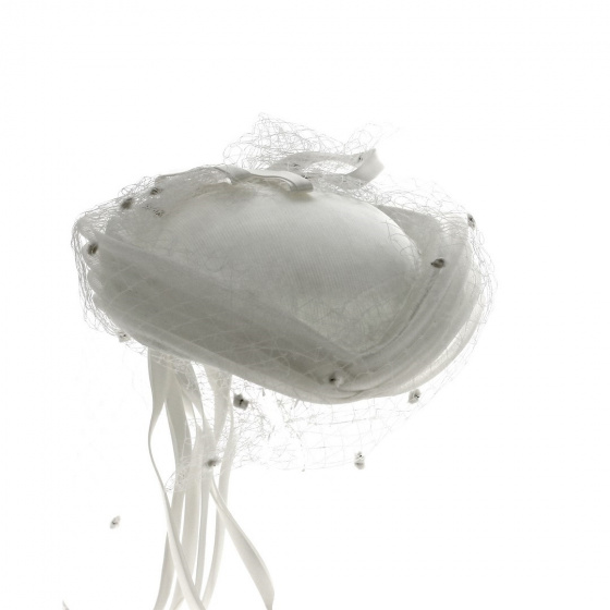 Chapeau Prestige aux Couleurs du Moulin Rouge Blanc Chapeau Prestige aux Couleurs du Moulin Rouge Blanc