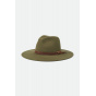 Fedora Field Hat Olive Wool Felt - Brixton