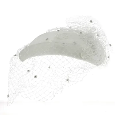 Prestance EDY White Ceremonial Hat Reference: 13202 | Traclet Hat Shop