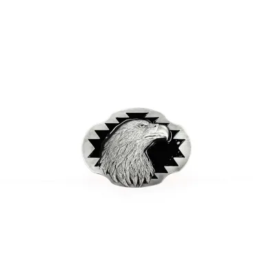 Black Eagle Head Belt Buckle Reference: 13225 | Chapellerie Traclet