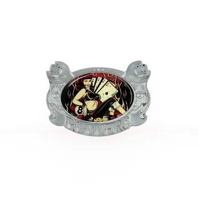 Rockers Poker Belt Buckle Reference: 13227 | Traclet Hat Shop