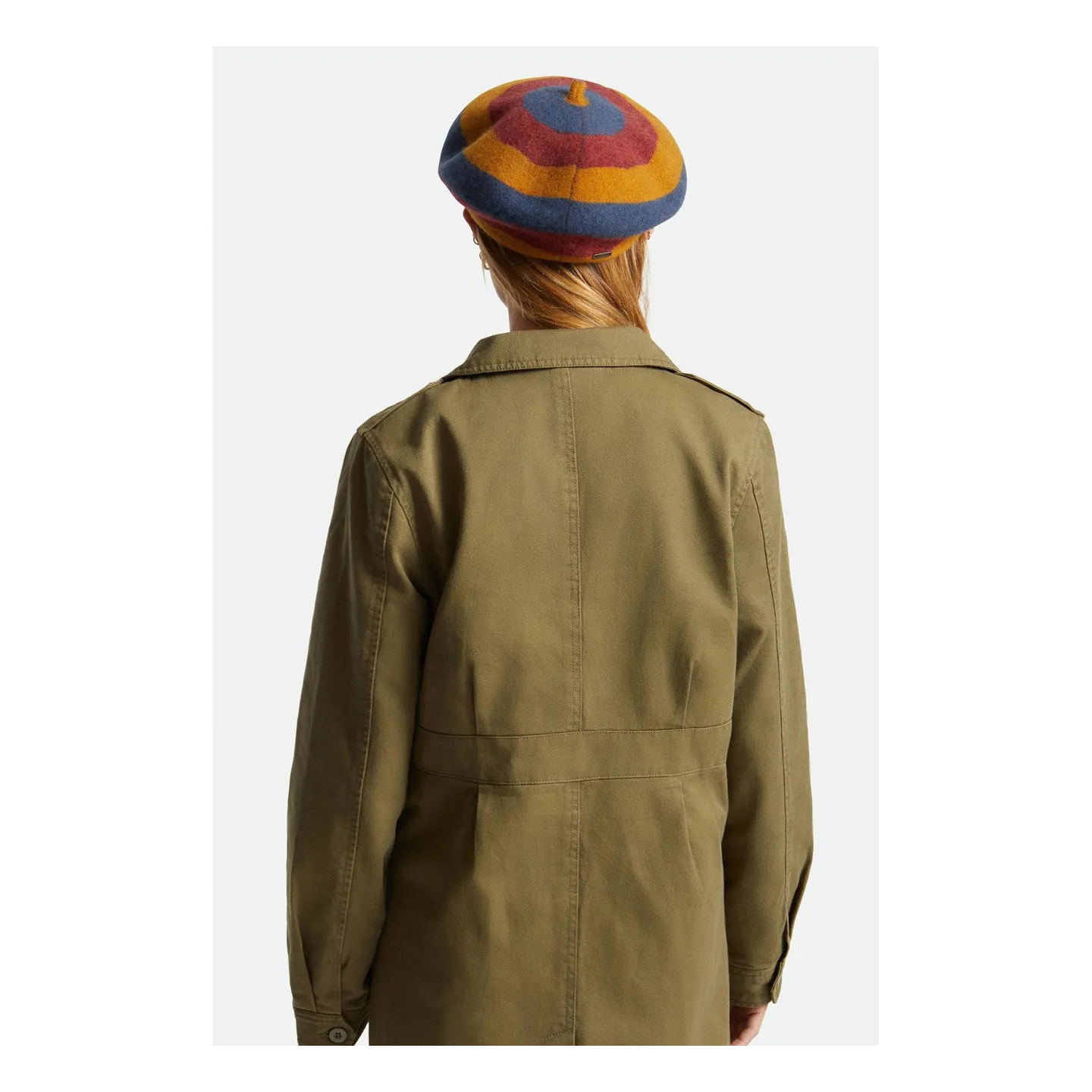 Béret Audrey Lion Multi Stripe Laine - Brixton Reference : 13256 | Chapellerie Traclet
