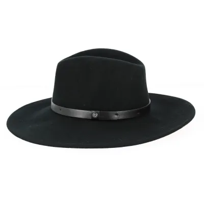Chapeau Fedora Layton Noir - Brixton