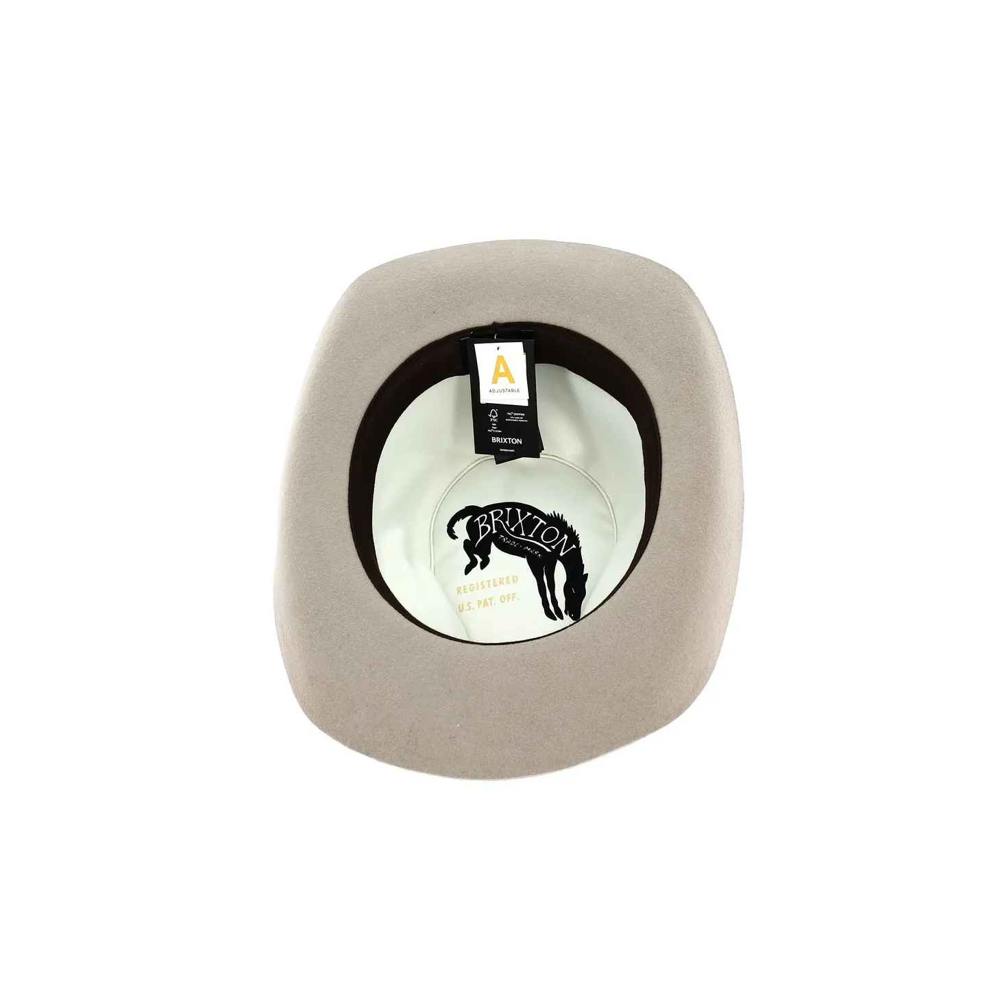 Chapeau CowBoy Duke Wolf Beige - Brixton