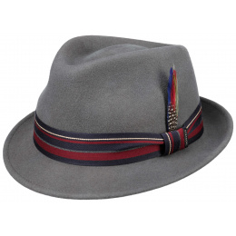 Le Falio Grey Trilby Hat - Stetson
