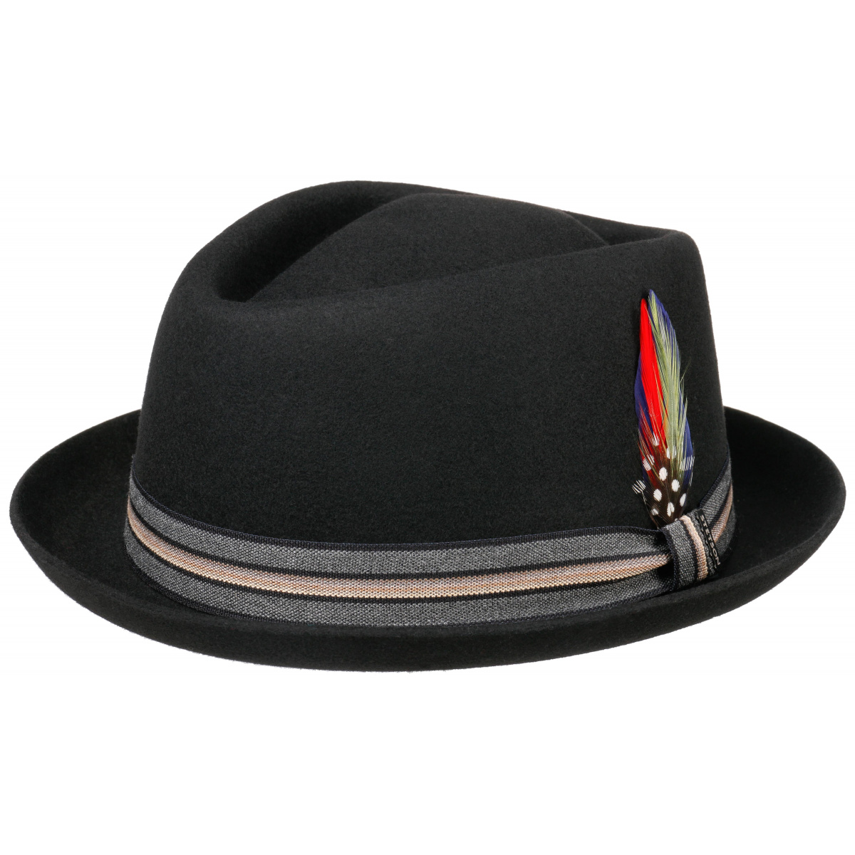 Le Falio Black trilby hat - Stetson
