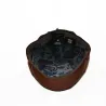 casquette plate cuir multicolor