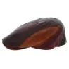 Casquette plate cuir multicolore - Traclet