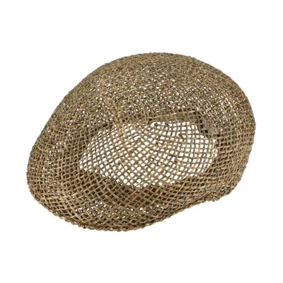 Casquette Paille Bombée