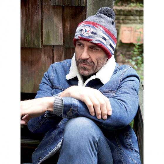 Charles Anthracite Pompom Beanie - Pipolaki