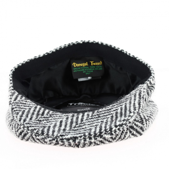 Relax 8 rib cap black & grey Relax 8 rib cap black & grey