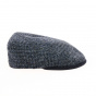 Relax wool flat cap blue