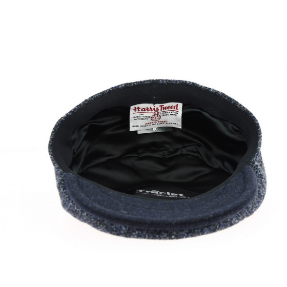 Casquette plate Relax laine bleu