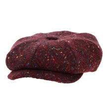 Casquette 8 côtes Relax rouge