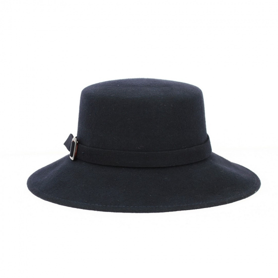 Capeline Marta laine bleu marine - Traclet