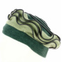 Women's Lila Green & Olive Polar Fleece Beret - Traclet