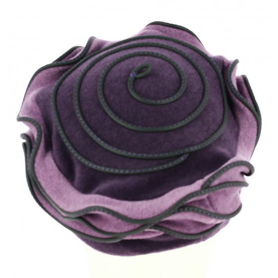 Béret Polaire Femme Lila Violet - Traclet