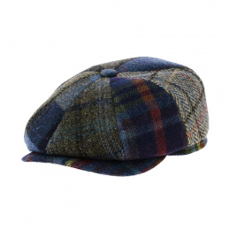 Cap 8 sides Patchwork Dijon Wool