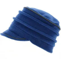Women's Blue Fleece Anna Cap - TRACLET Reference: 13453 | Traclet Hatmakers