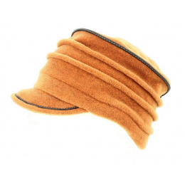 Women's Anna fleece cap Orange - TRACLET