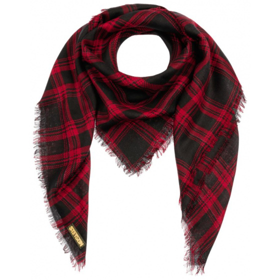 Wool Shadow Plaid Scarf - Stetson
