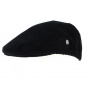 Leuven flat cap in black velvet - City Sport