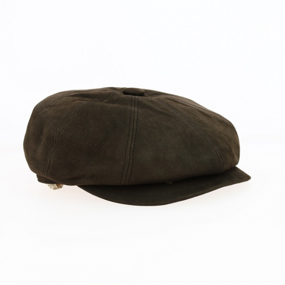Casquette Hatteras cuir marron - Traclet Casquette Hatteras cuir marron - Traclet