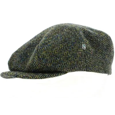 Stavelot Olive Tweed Flat Cap - City Sport Reference: 13485 | Chapellerie Traclet