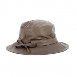 Etna Eros Rain Hat Dark Beige - Traclet