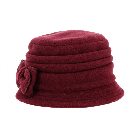Chapeau Cloche Polaire Anushka Bordeaux - Traclet Chapeau Cloche Polaire Anushka Bordeaux - Traclet