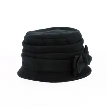 Chapeau Cloche Polaire Anushka gris anthracite - Traclet