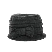 Chapeau Cloche Gris Polaire Anushka - Traclet