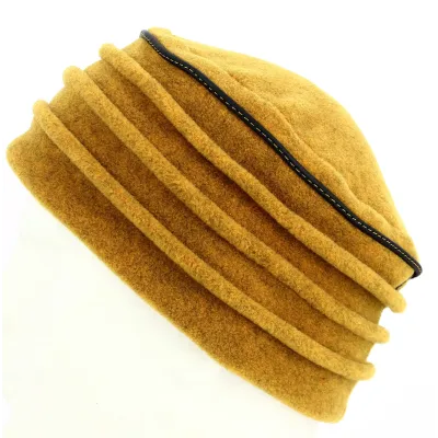 Toque Polaire Olga V.Y.C-CZORNY- Jaune-Motard -Traclet Reference : 13514 | Chapellerie Traclet