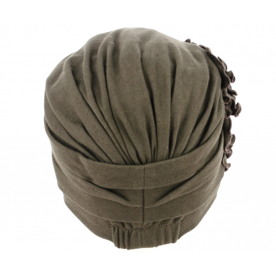 Turban Beyzi Coton Marron - Traclet Turban Beyzi Coton Marron - Traclet