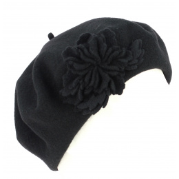 Louise Black Women's Beret - Traclet