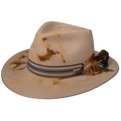 Fedora Outdoor Hat Felt Beige Hair - Stetson