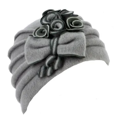 Traclet Women's Tena Wool Pearl Gray Beret Reference: 13522 | Traclet Hat Shop