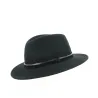 Chapeau traveller Annecy Feutre Laine Noir Imperméable - Traclet Reference : 13525 | Chapellerie Traclet