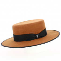 Leganés Cordobes Andalusian Camel Felt Hat - Fléchet