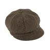 Sienna Taupe Wool Newsboy Cap - Traclet : 13565 | Traclet Hat Shop