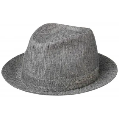 Osceola Trilby Hat with wide brim Grey - Stetson Reference: 11880 | Traclet Hat Shop
