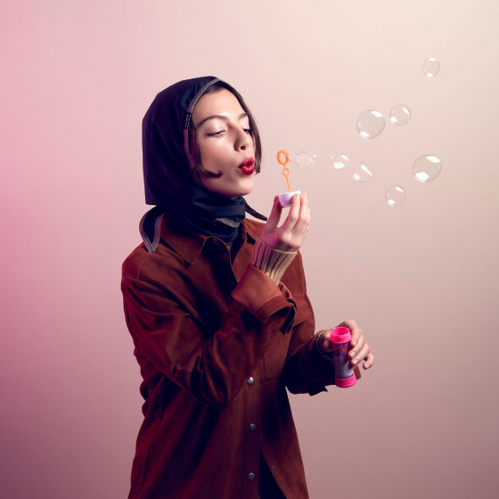 Black WAX Tetris Hood