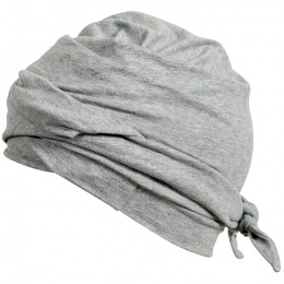 Chemotherapy Turban Light Heather Grey - Traclet