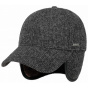 Portland Baseball Cap Earflaps Charcoal - Stetson
