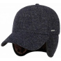 Portland Baseball Cap with Ear Flaps Navy - Stetson