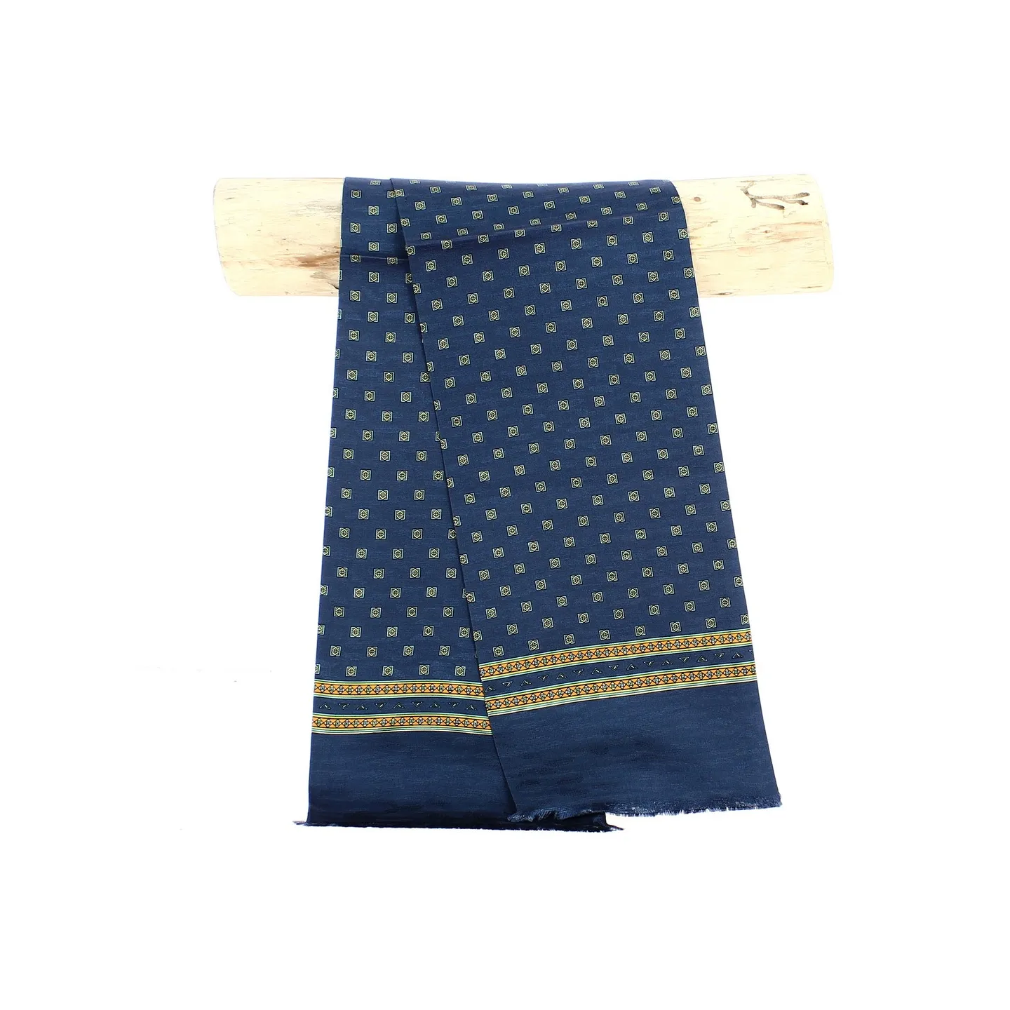 Men's Blue Silk Scarf - Traclet Reference: 5056 | Traclet Hat Shop