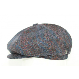 Cap Gavroche Popi wool blue - Traclet