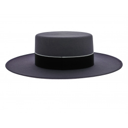 Andalusian Cordobes Hat in Anthracite Felt